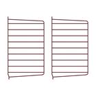String String seinäpääty Tummanpunainen, 50x30 cm, 2-pack