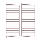 String String seinäpääty Tummanpunainen, 75x30 cm, 2-pack