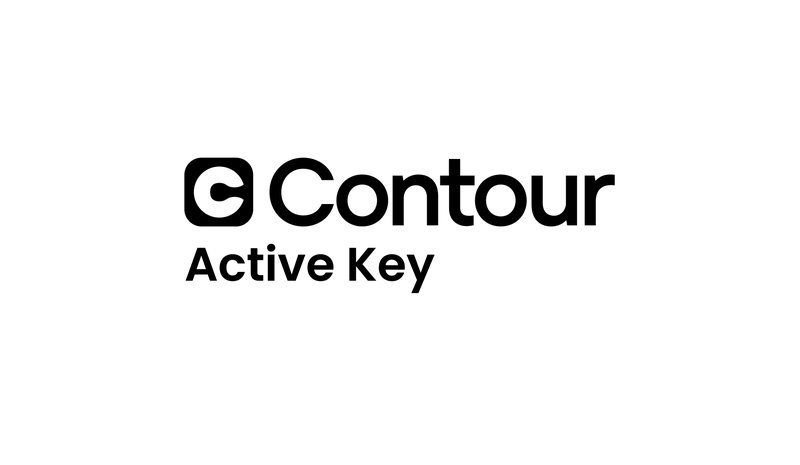 Contour Design Active Key AK-4100 keyboard Office USB Nordic Black