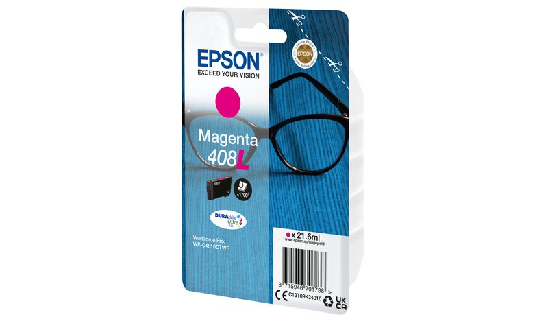 Epson 408L Spectacles DURABrite Ultra Single Magenta Ink