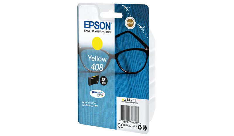 Epson 408 Spectacles DURABrite Ultra Single Yellow Ink