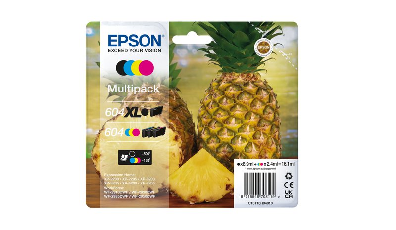 Epson Multipack 4-colours 604 XL Black/Std. CMY