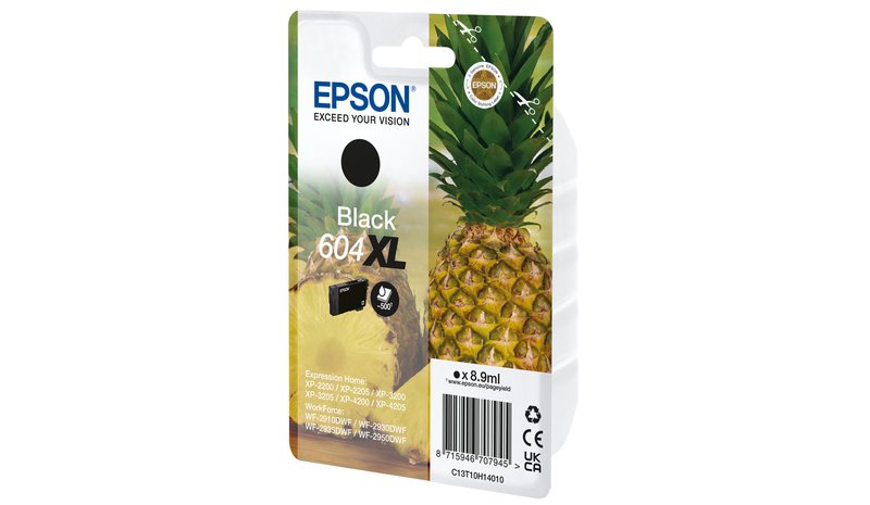 Epson Singlepack Black 604XL Ink