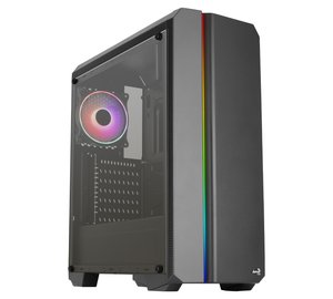 Aerocool GENESISV2BK PC ATX Case Front Panel LED ARGB Fan ARGB 12cm Black