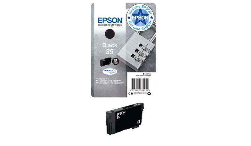 Epson Padlock 35 DURABrite Ultra Single Black Ink