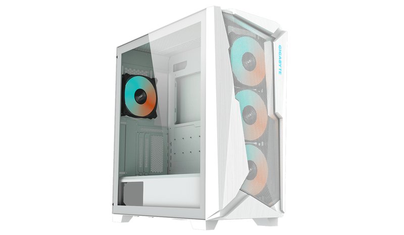 GIGABYTE C301 GLASS WHITE computer case Midi Tower