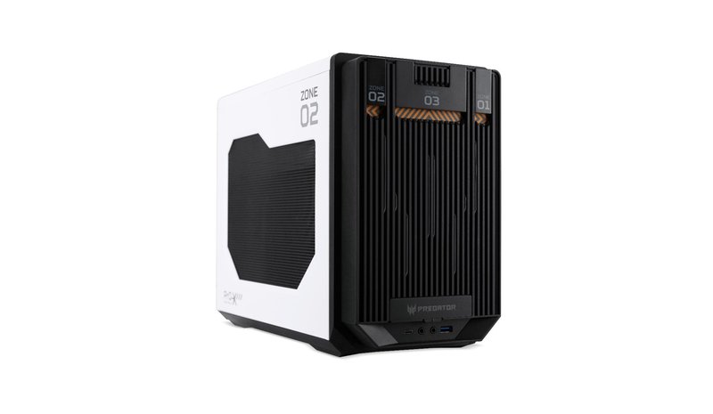 Acer DC.Z3XEE.001 computer case Desktop Black, White