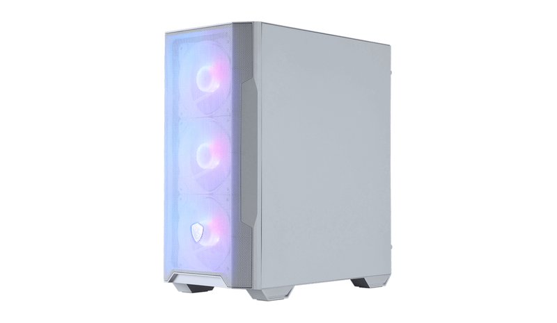 MSI MAG Forge M100R Micro Tower Transparent, White
