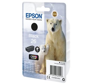 Epson Polar bear 26 Claria Premium Single Black Ink