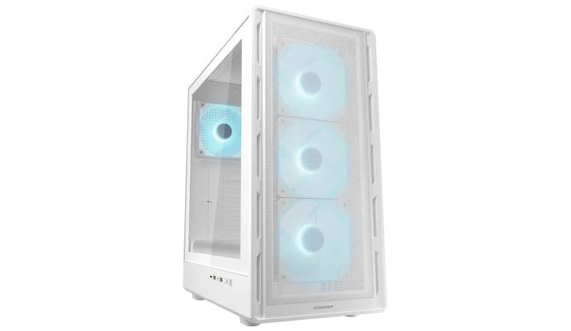 COUGAR Midi Tower Case Airface Pure PRO, ARGB, White