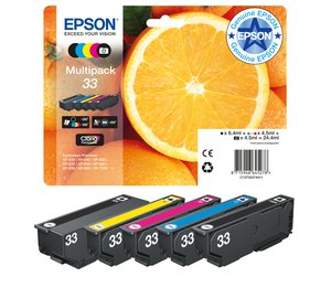 Epson Oranges 33 Claria Premium Multipack 5-colours Ink