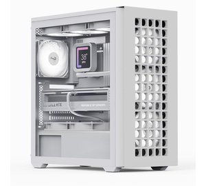 Aerocool D502A Midi Tower White