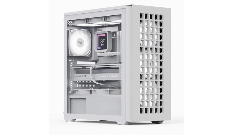Aerocool D502A Midi Tower White