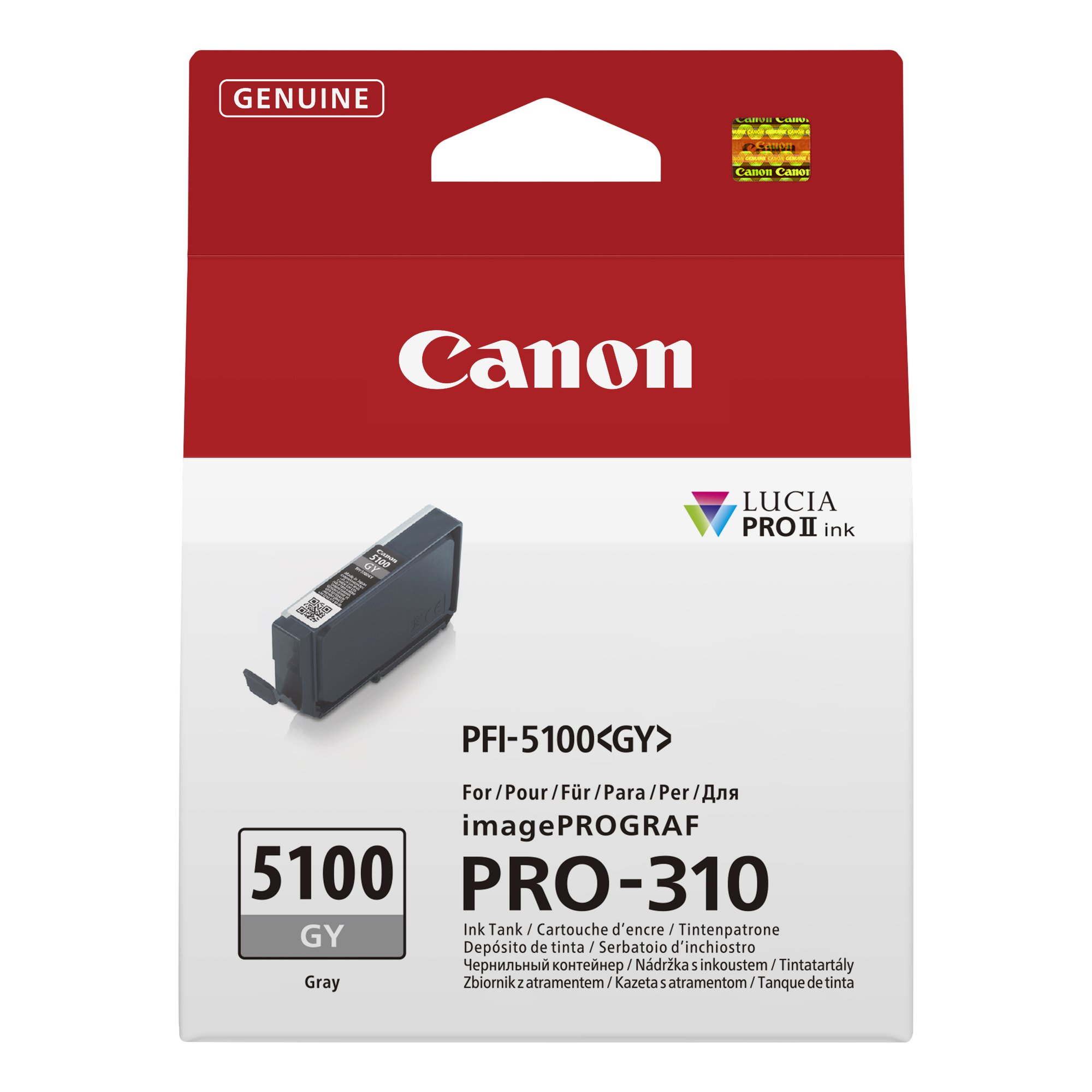 Canon Ink Cartridge PFI-5100 GY Grey 14,4 ml