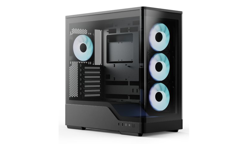 Aerocool P500A-BK Midi Tower Black – kuva 1/4