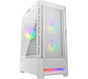 COUGAR Midi Tower Case Airface, ARGB, White