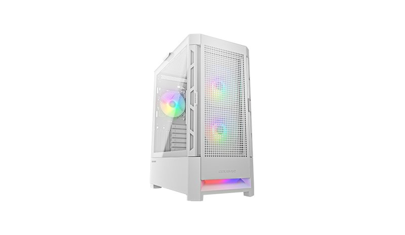 COUGAR Midi Tower Case Airface, ARGB, White