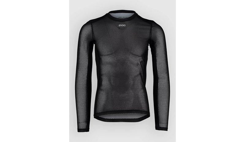 POC Essential Layer Long Sleeve Tech Tee uranium black Miehet