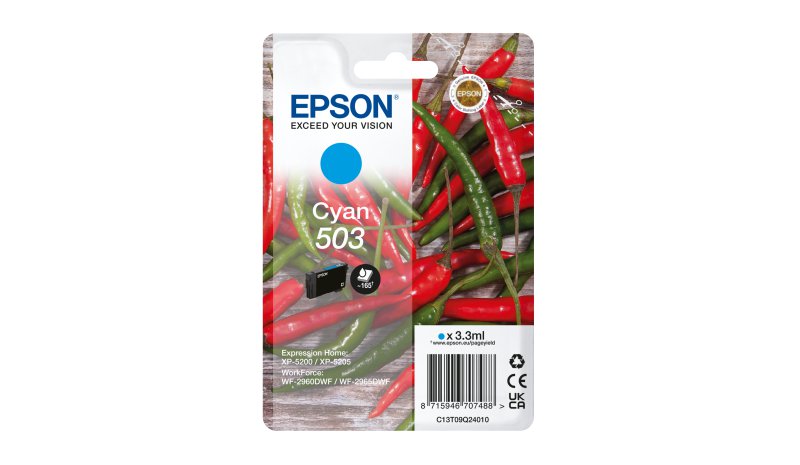 Epson Singlepack Cyan 503 Ink
