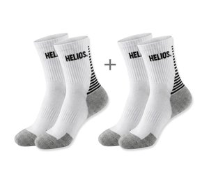 HELIOS Coolmax, juoksusukat, 2 paria, valkoinen