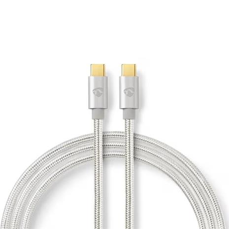 Nedis Charge & AV Support Cable - USB-C cable - 24 pin USB-C to 24 pin USB-C - 2 m