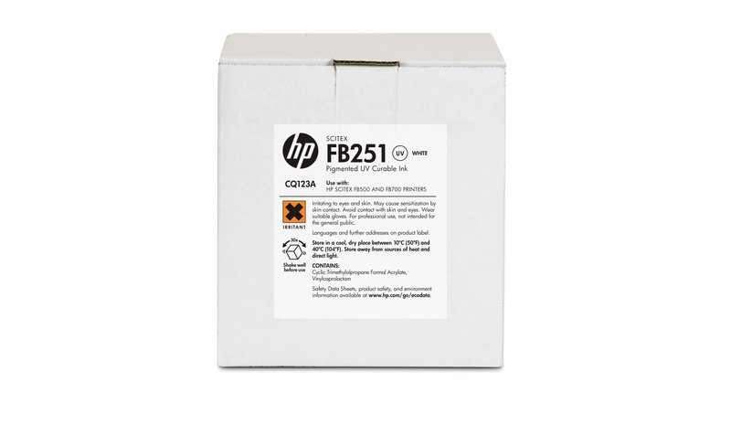 HP FB251 2-liter White Scitex Ink