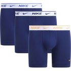 Nike Bokserit Essential Cotton Stretch 3-pack - Blue Graphite/Valkoinen