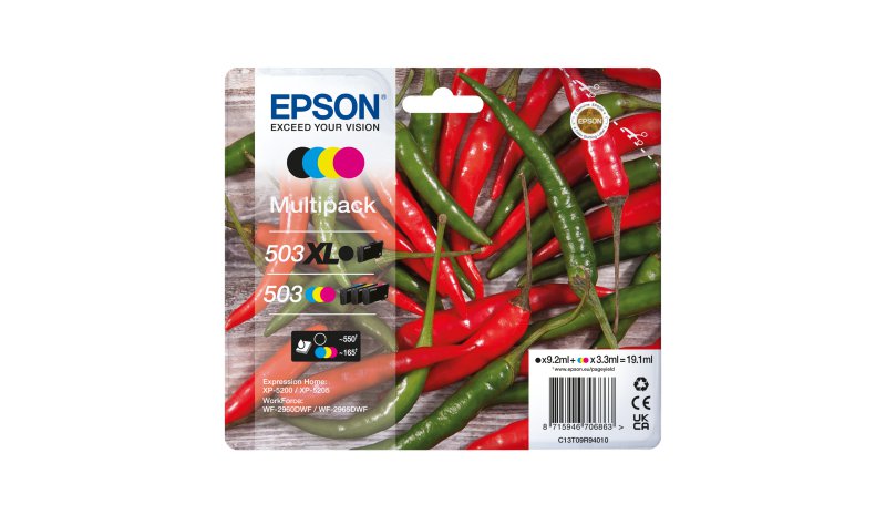 Epson Multipack 4-colours 503 XL Black/Std. CMY
