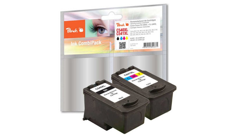 Peach 316603 ink cartridge 2 pc(s) Black, Cyan, Magenta, Yellow