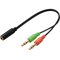 Sandberg Headset converter(mobile) PC – kuva 1