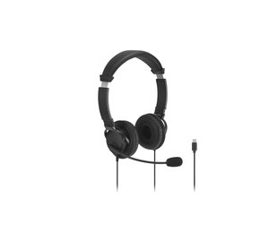 Kensington Classic EQ USB-C Headset with Mic and Volume Control