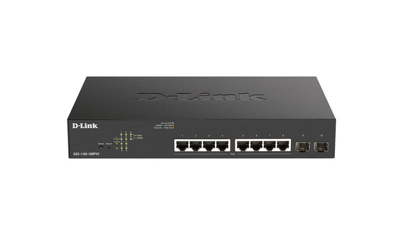D-Link DGS-1100-10MPV2/E, kytkin