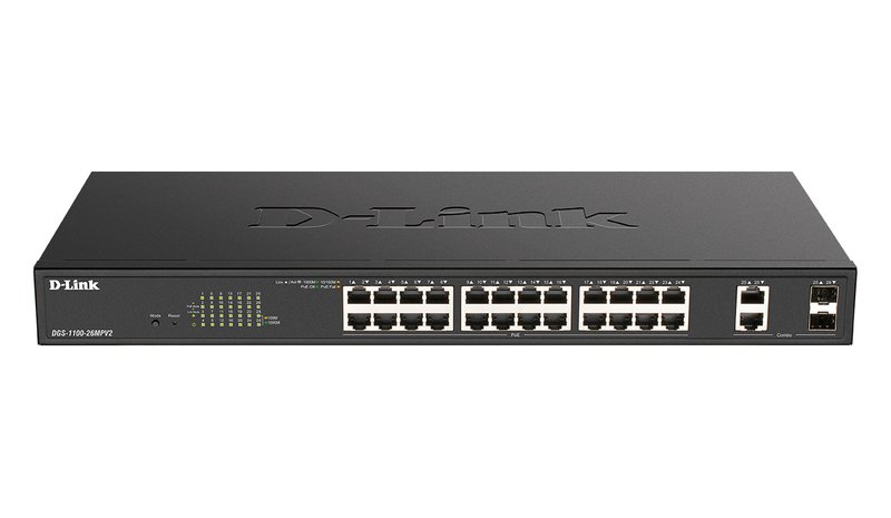 D-Link DGS-1100-26MPV2/E, kytkin