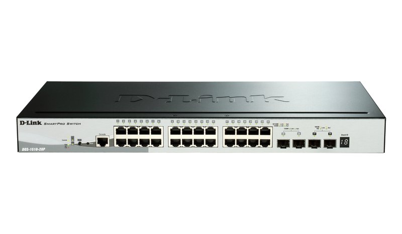 D-Link DGS-1510-28P, kytkin