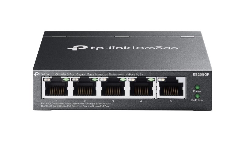 TP-Link ES205GP, kytkin
