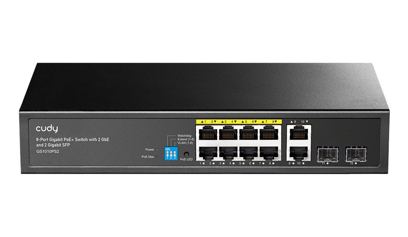 Cudy GS1010PS2, kytkin