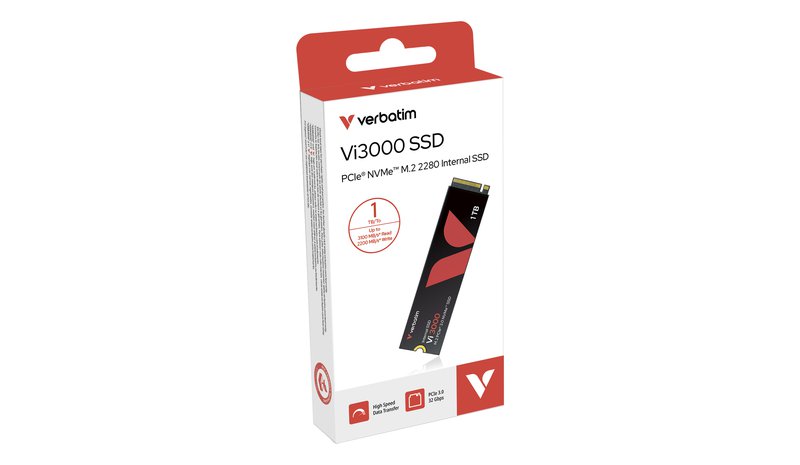 Verbatim Vi3000 PCIe NVMe M.2 SSD 1TB
