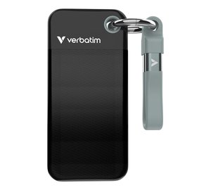 Verbatim Pocket SSD USB 3.2 Gen 2 1TB Black/Grey