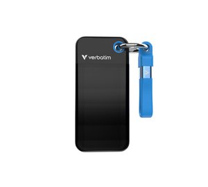 Verbatim Pocket SSD USB 3.2 Gen 2 1TB Black/Blue