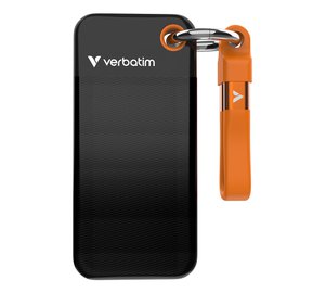 Verbatim Pocket SSD USB 3.2 Gen 2 1TB Black/Orange