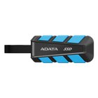 ADATA Externe SSD SC740 2TB Plug&Go blue 1050/1000 MIL.STD USB Type-C 3.2 Gen 2 (3.1 Gen 2) Black, Blue