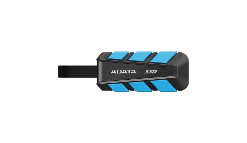 ADATA Externe SSD SC740 2TB Plug&Go blue 1050/1000 MIL.STD USB Type-C 3.2 Gen 2 (3.1 Gen 2) Black, Blue
