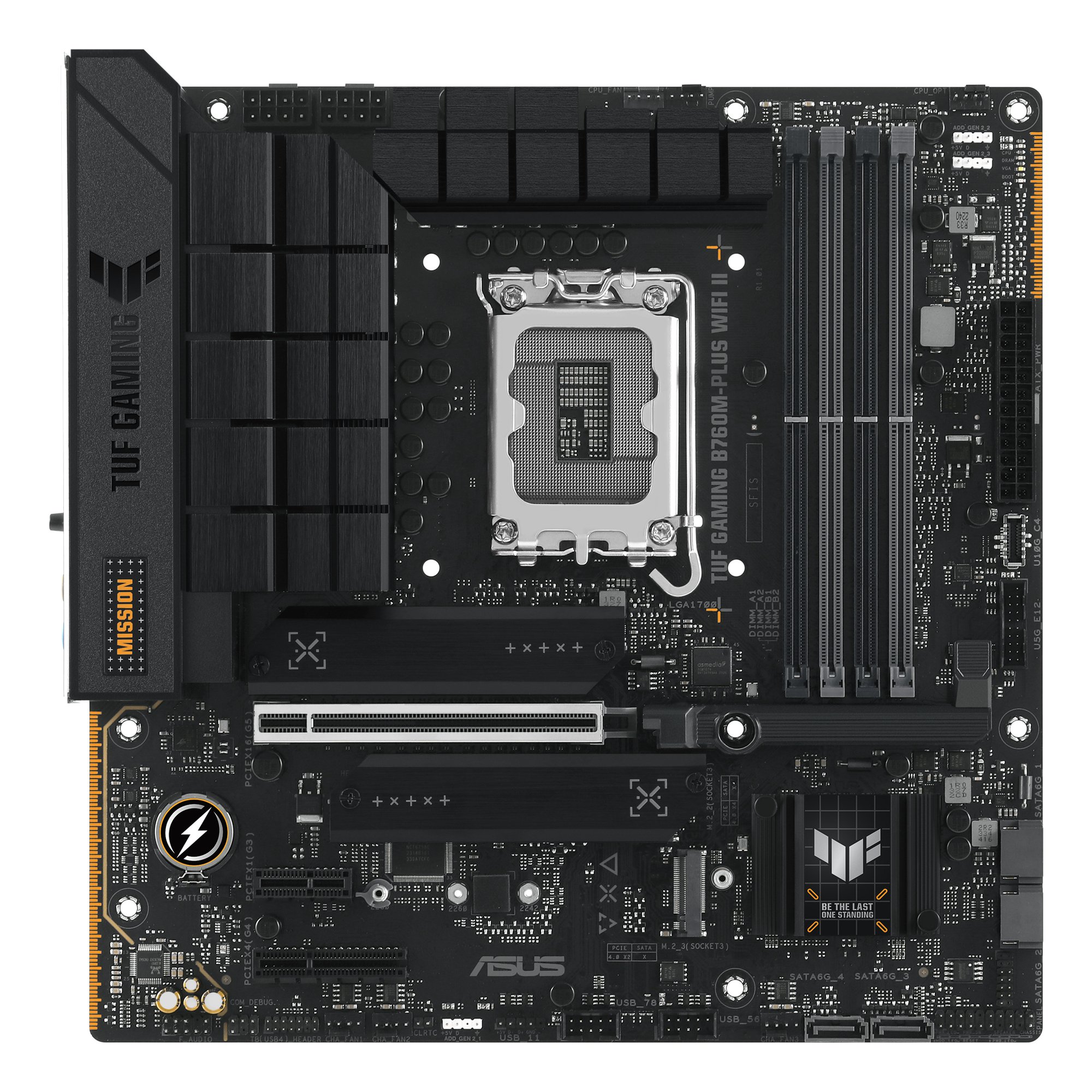 Asus TUF GAMING B760M-PLUS WIFI II, mATX-emolevy