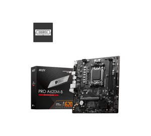 MSI PRO A620M-B motherboard AMD A620 Socket AM5 micro ATX