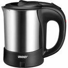 Unold 18575 electric kettle 0.5 L 1000 W Black, Stainless steel