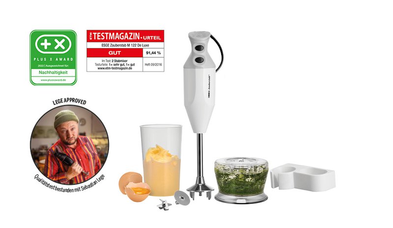 ESGE M 122 De Luxe 0.6 L Immersion blender 140 W White