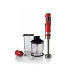 Ariete 602 Hand Blender Moderna, 1000W, 10 speeds + turbo, Accessories included, Red
