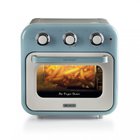 Ariete 4632 Air fryer and oven Vintage, 1400W, 2in1, Capacity 16L, Accessories included, Timer 60 minutes, Double glass, blue