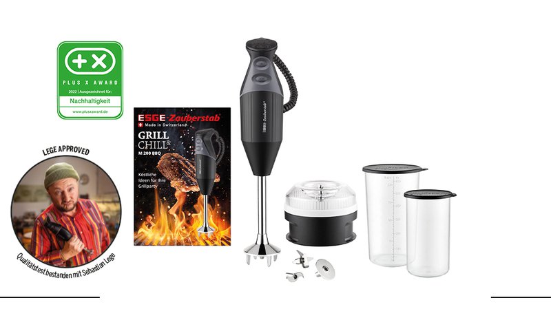 ESGE M 200 BBQ 10 L Immersion blender 200 W Black, Chrome