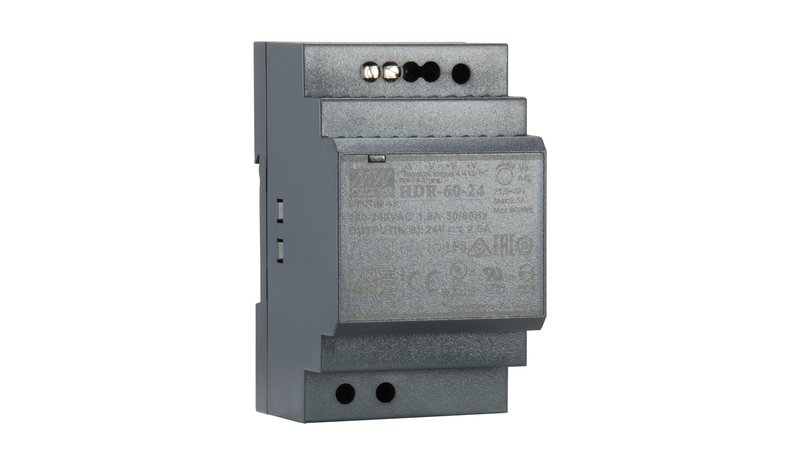 LevelOne 24V DC Industrial Power Supply, 60W, DIN-Rail